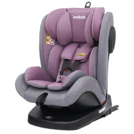 Cadeira Auto Bebê Jovikids 360° Isofix Rosa 0 a 36kg Modelo Angela