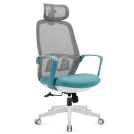 Cadeira de Escritório Ergonômica Com Cabeça e Encosto de Cintura