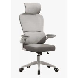 Cadeira Escritório Ergonômica Genebra G500 Luvinco Cor Cinza Com Suporte Lombar Estofado Mesh