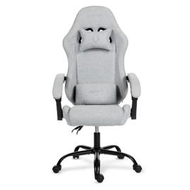 Cadeira Gamer Husky Storm 100, Até 120kg, Almofadas, Reclinável 135º, Tecido, Cinza