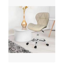 Cadeira  Home Office Escritório Dkadi Decor Office Eiffel Vegas Giratória Cor Nude