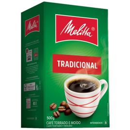 Café Torrado e Moído Tradicional Caixa 500g Melitta
