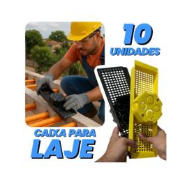 Caixa De Luz Para Laje Suporte Octogonal Energia 30cm Kit 10