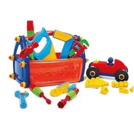 Caixa Maleta Ferramenta Infantil Didatica Brinquedo Poliplac