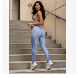 Calça de academia Legging Fitness New Space Feminina Manalinda