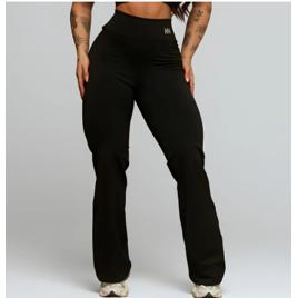 Calça Legging Flare Bailarina Cintura Alta Treino Academia