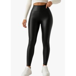 Calça Legging Montaria Courino Moda Inverno