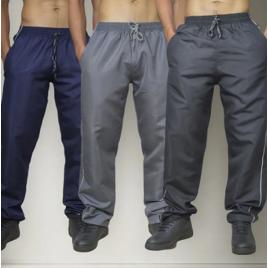 Calça Masculina Kit 3 Peças Em Tactel Esportivo Casual