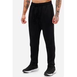 Calça slim masculina de moletom preta