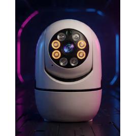 Câmera De Segurança Inteligente Para Casa Câmera Interna Hd Branca- Vigilância Interna