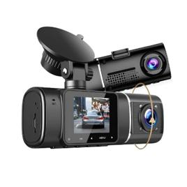 Câmera Dupla Full Hd Wi-fi Visão Noturna P/ Carro + 128 Gb