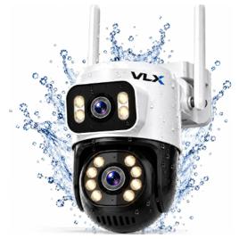Câmera Segurança WiFi A28B 4K Dupla Lente Externa