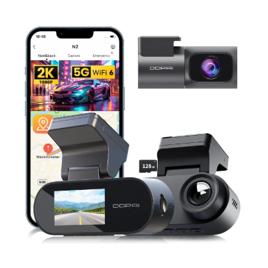 Câmera Veicular Ddpai N2 Dual 2k+1080p App 1,9'' Tela Wifi