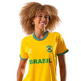 Camisa Brasil Cheiro Feminina