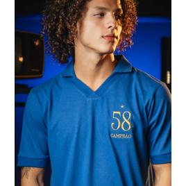 Camisa Brasil Retrô 1958 Azul Masculina - Azul