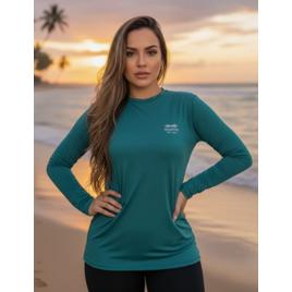 Camiseta Feminina Térmica Proteção Solar Uv Segunda Pele