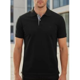Camisa Masculina Social Gola Polo Ogochi Slim Manga Curta