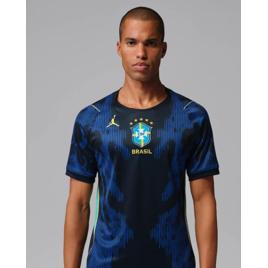 Camisa Oficial Away do Brasil Azul – Nike Jordan