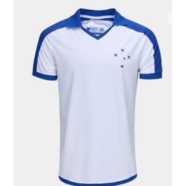 Camisa Polo Cruzeiro 2025 Masculina - Branco