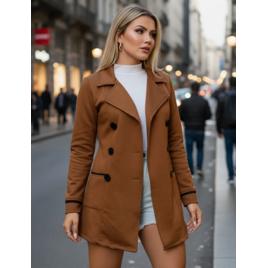 Sobretudo Moletom Casaco Inverno Com Botões E Bolso Grosso