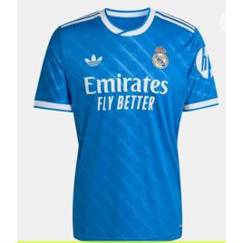 Camisa Real Madrid Third 25/26 s/n Torcedor Adidas Masculina - Azul