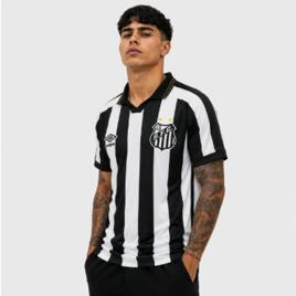 Camisa Santos Listrada Oficial 2026/27 Masculina Torcedor