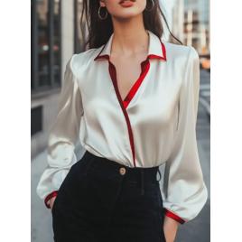 Camisa Social Feminina Manga Longa Clasic