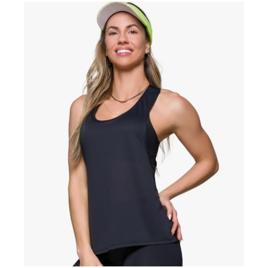Camiseta Regata Super Cavada Feminina Dry Fit Fitness Selene