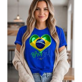 Camiseta Seleção Brasil Feminina Camisa T-shirt