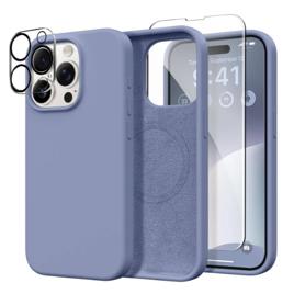 Capa Capinha Luxo Silicone Para iPhone Magsafe + Pelicula 3d