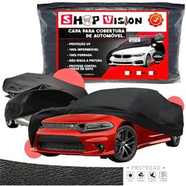 Capa Protetora Cobrir de Carro em Couro 100% Forrada Impermável Não Risca (HRV)