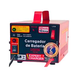 Carregador De Bateria Automotivo Expert Charger 12v 10a Carga Rápida E Lenta