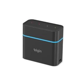 Carregador de Pilhas Box Tipo C Elgin - Compatível com AA Normal e AAA Palito Recarregáveis