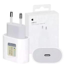 Carregador Fonte Apple Ipad Iphone Turbo Original Usb-c 20w Branco