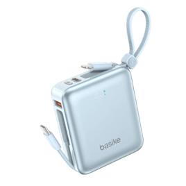 Carregador Portátil 10000mah, Power Bank 22.5W Azul - Basike