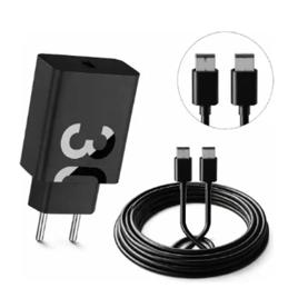 Carregador Turbo 30w Para Todos Os Modelos Tipo-c Preto