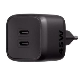 Carregador Turbo 45w Gan Ec 20 Power Preto Intelbras Preto
