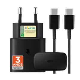 Carregador Turbo Compativel Fonte 25W Carregamento Rápido Acompanha Cabo Tipo C, para Android/IOS