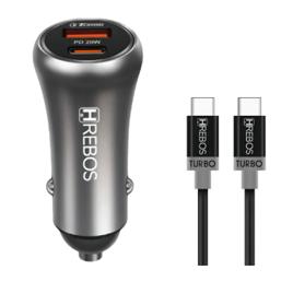 Carregador Veicular Usb Turbo Tipo C