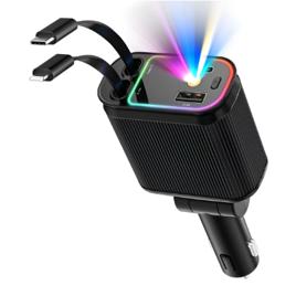 Carregador Veicular Usb-c Pd Usb Turbo 66w B1 Tipo C + Cabo