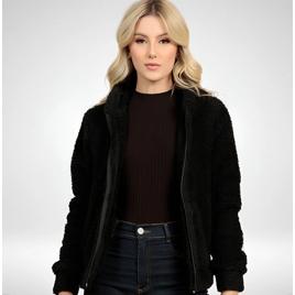 Casaco Feminino Inverno Blusa De Frio Teddy Pelúcia
