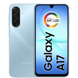 Celular Samsung Galaxy A17, 128GB, 4GB, 50MP Tela 6.7", IP54 - Azul