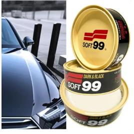 Cera de Carnaúba Soft99 Dark & Black 100g Automotiva para Carros Escuros
