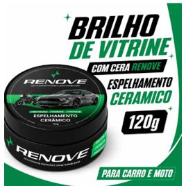 Cera Polidora Automotiva de Carnauba Renove Polimento Riscos Queimados Brilho