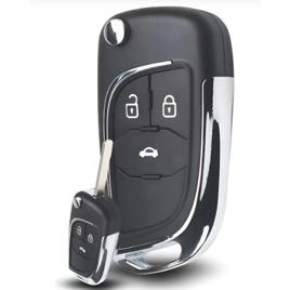 Chave Canivete Gm 3 Botões Onix Prisma Spin Cruze