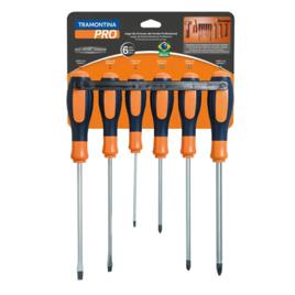 Chave De Fenda E Phillips 6 Pecas