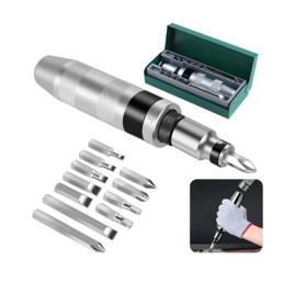 Chave Impacto Martelete Manual Profissional Reversível 13pç
