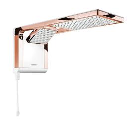 Chuveiro Eletrônico Lorenzetti Acqua Duo Ultra 220V 7800W Branco/Rose Gold