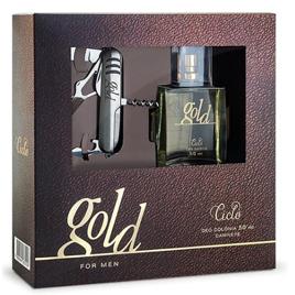 Ciclo Cosméticos Kit Gold (Canivete + Deo Colônia 50Ml)
