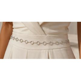 Cinto Corrente Metal Feminino Boho Moda Prata Dourado